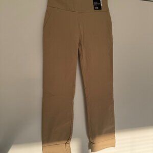 NWT New York & Company Khaki Pull-On Skinny Crop Pants XXS Petite
